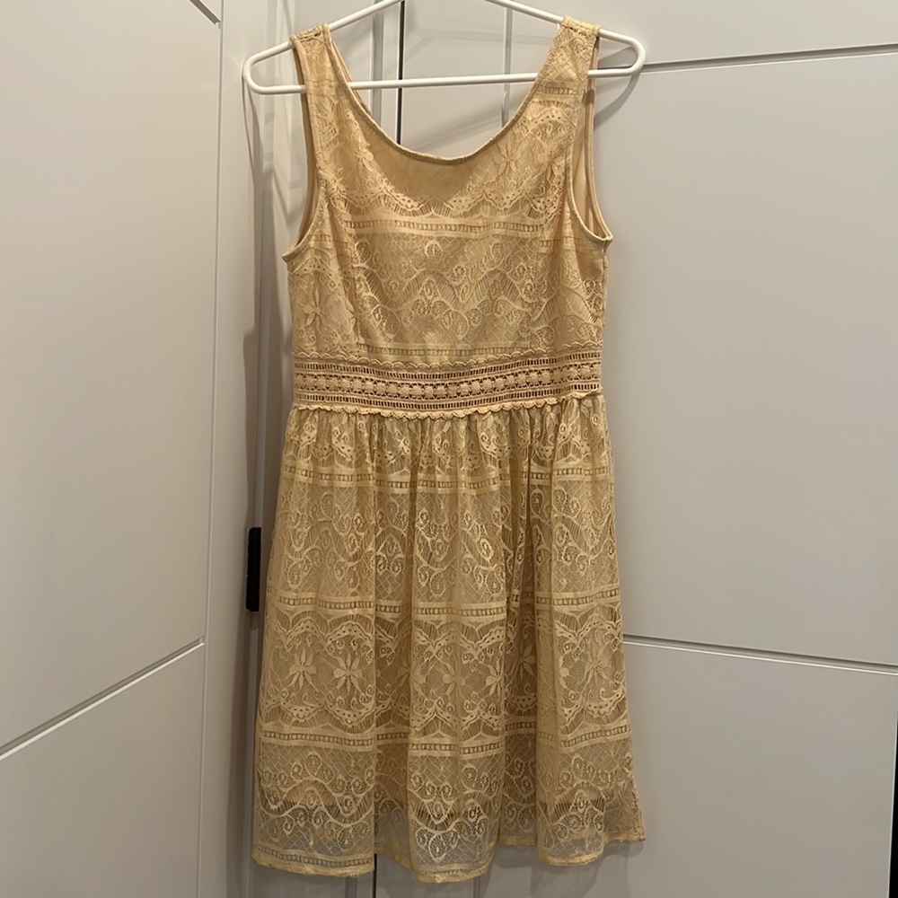 Peachy Lace Dress